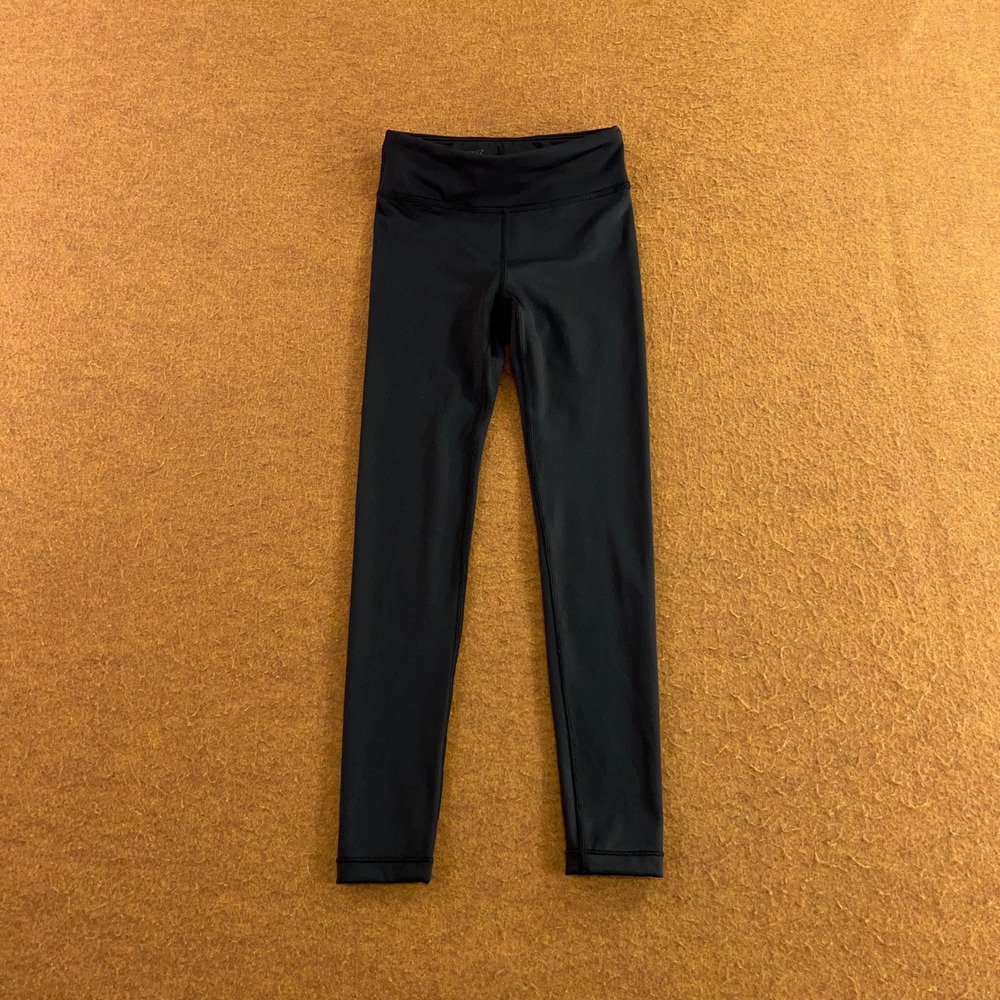 Athleta Girl Size Small 7 Black Limitless Activewear Leggings